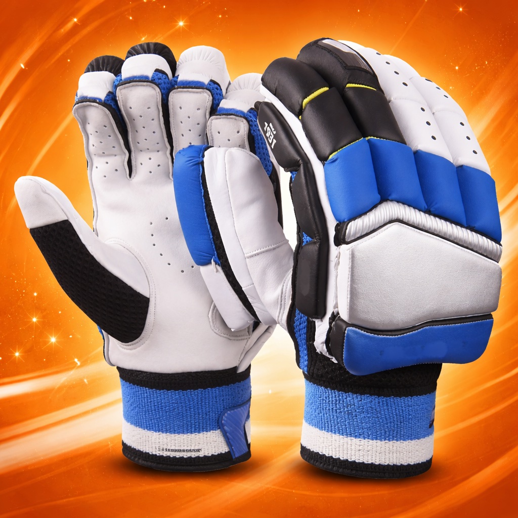 Cricket Batting Gloves — Premium Sheepskin Palm